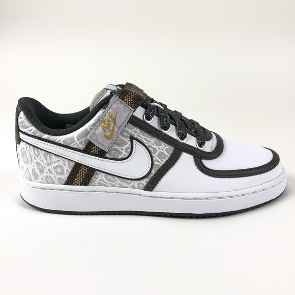 nike vandals black and silver